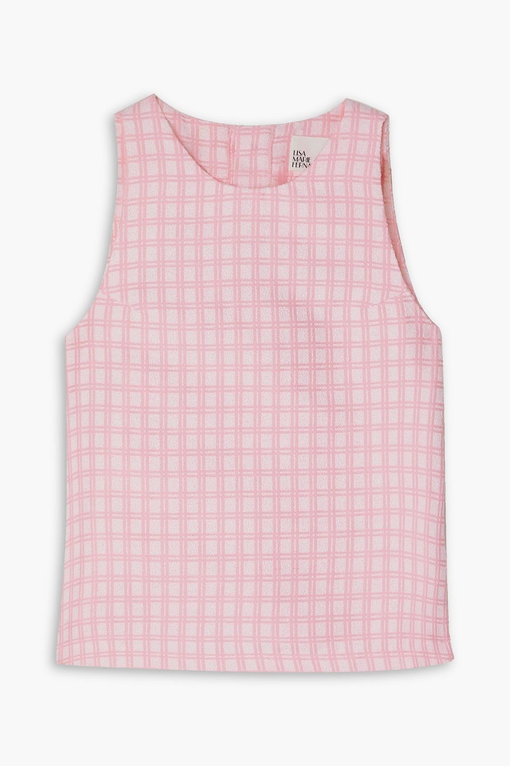 【新品未使用】Checked Jacquard Sleeveless Top