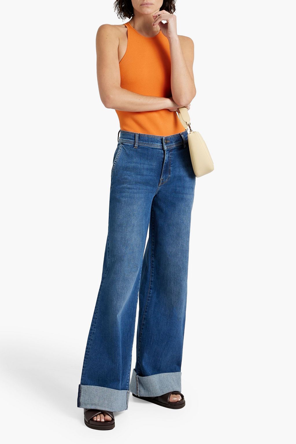 TOMORROW DENIM Kersee high-rise wide-leg jeans
