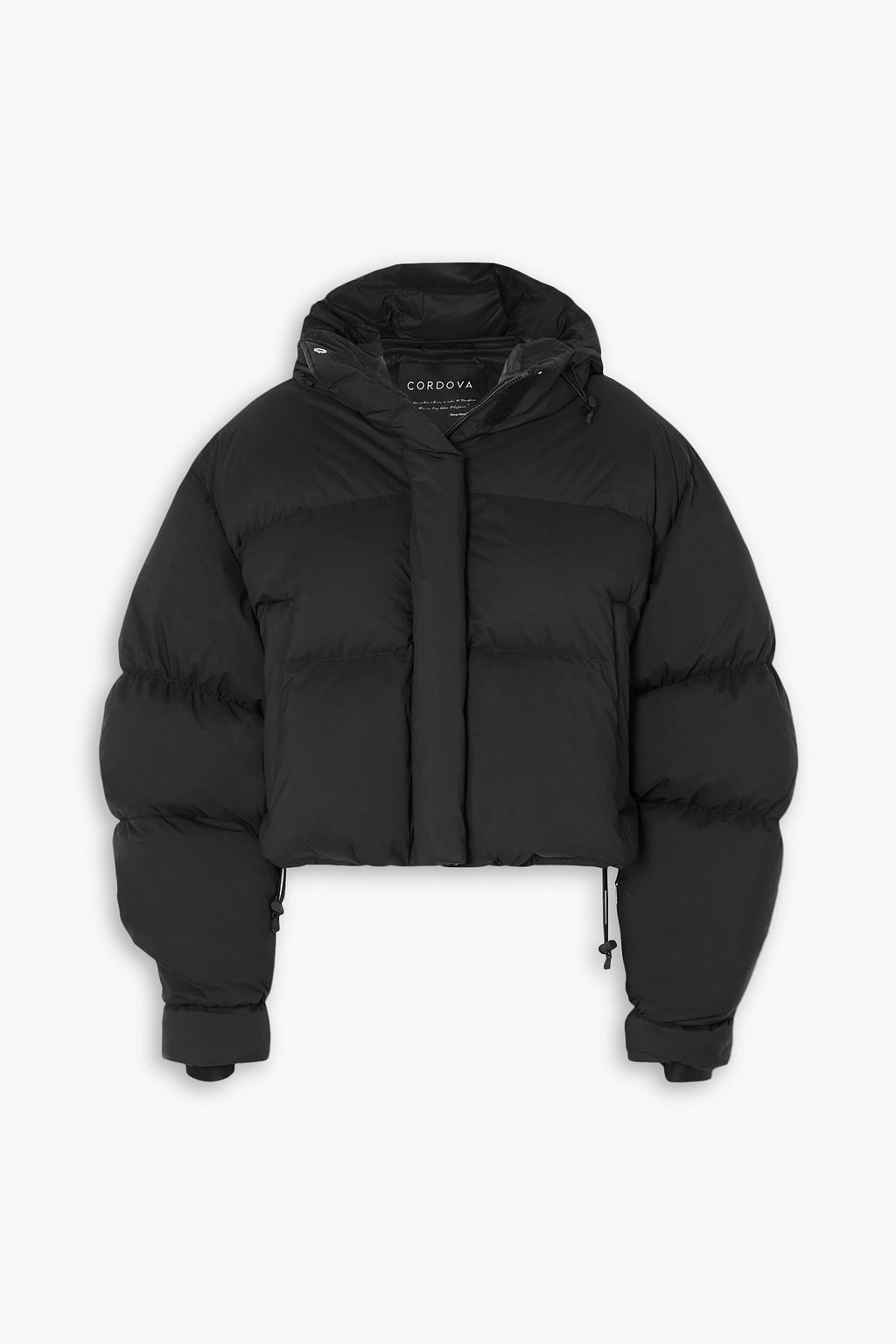 CORDOVA Aomori cropped quilted down hooded ski jacket | THE OUTNET