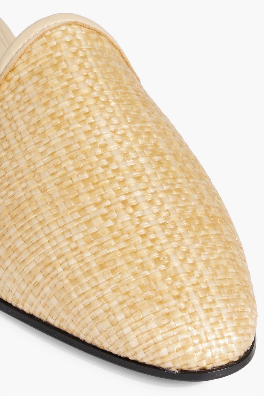 TOTEME Faux raffia slippers