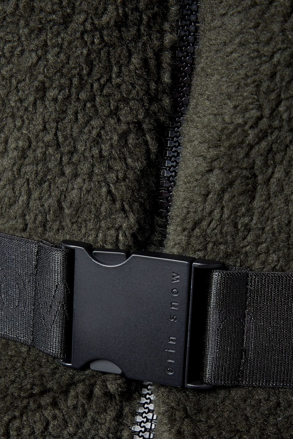 ERIN SNOW Nix belted padded fleece vest