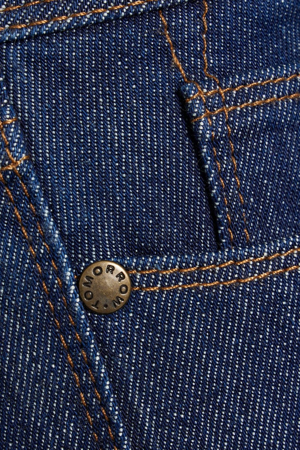 TOMORROW DENIM جينز 'آلبرت' بحواف واسعة وخصر عالٍ