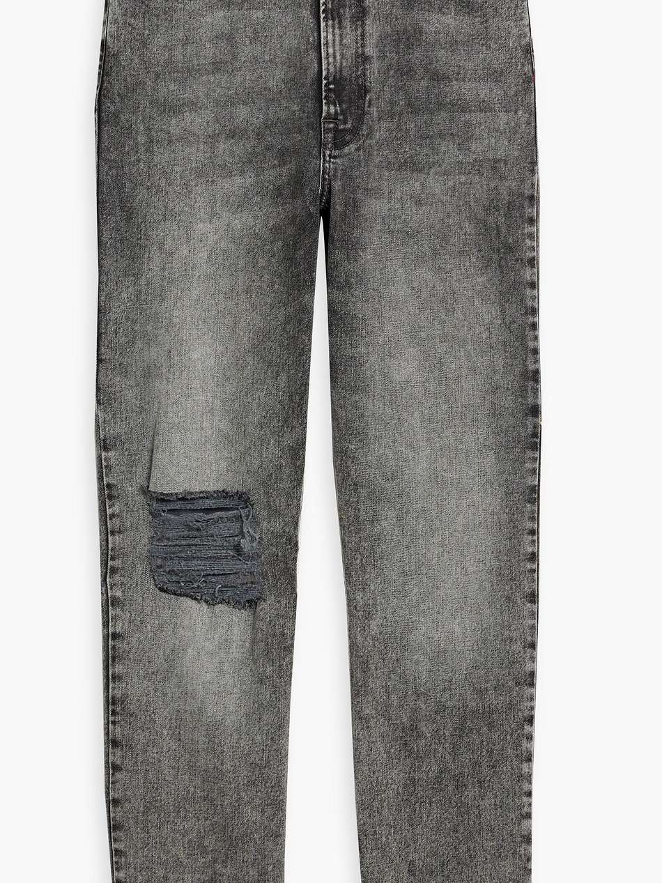 ewa distressed high-rise straight-leg jeans
