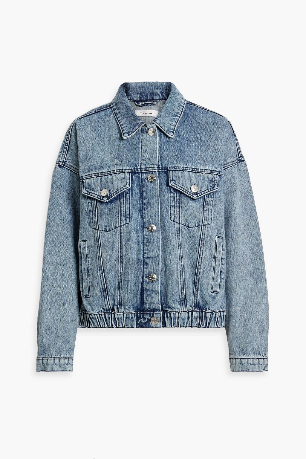 TOMORROW DENIM Ewa acid-wash denim jacket | THE OUTNET