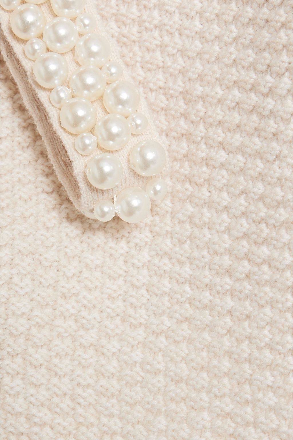 ALICE + OLIVIA かぎ針編みコットン混 クロップドトップス