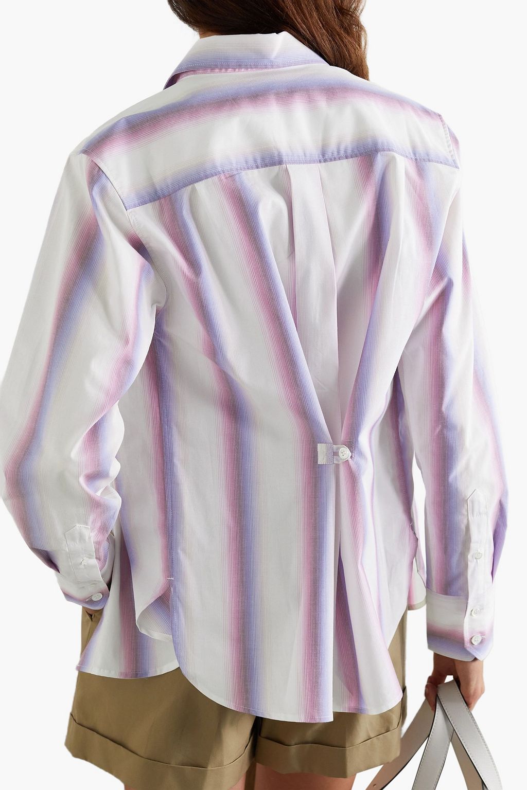 MARANT ÉTOILE Jalyne striped cotton-poplin shirt