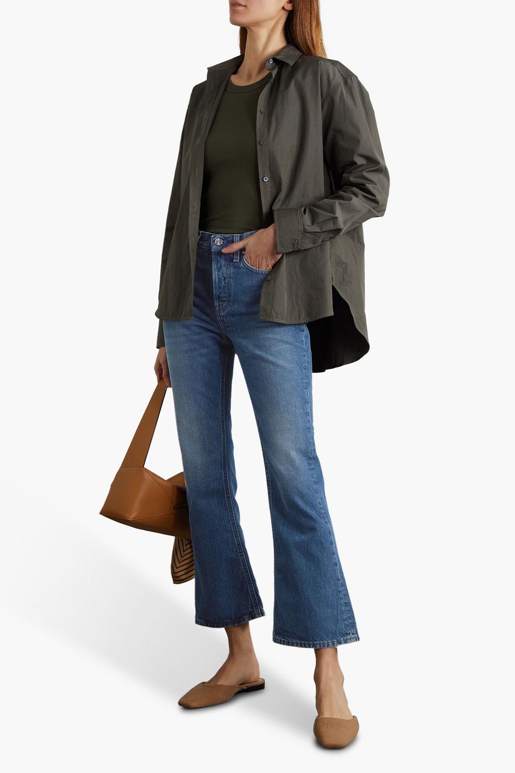 TOTEME Hoch sitzende Kick-flare-Jeans
