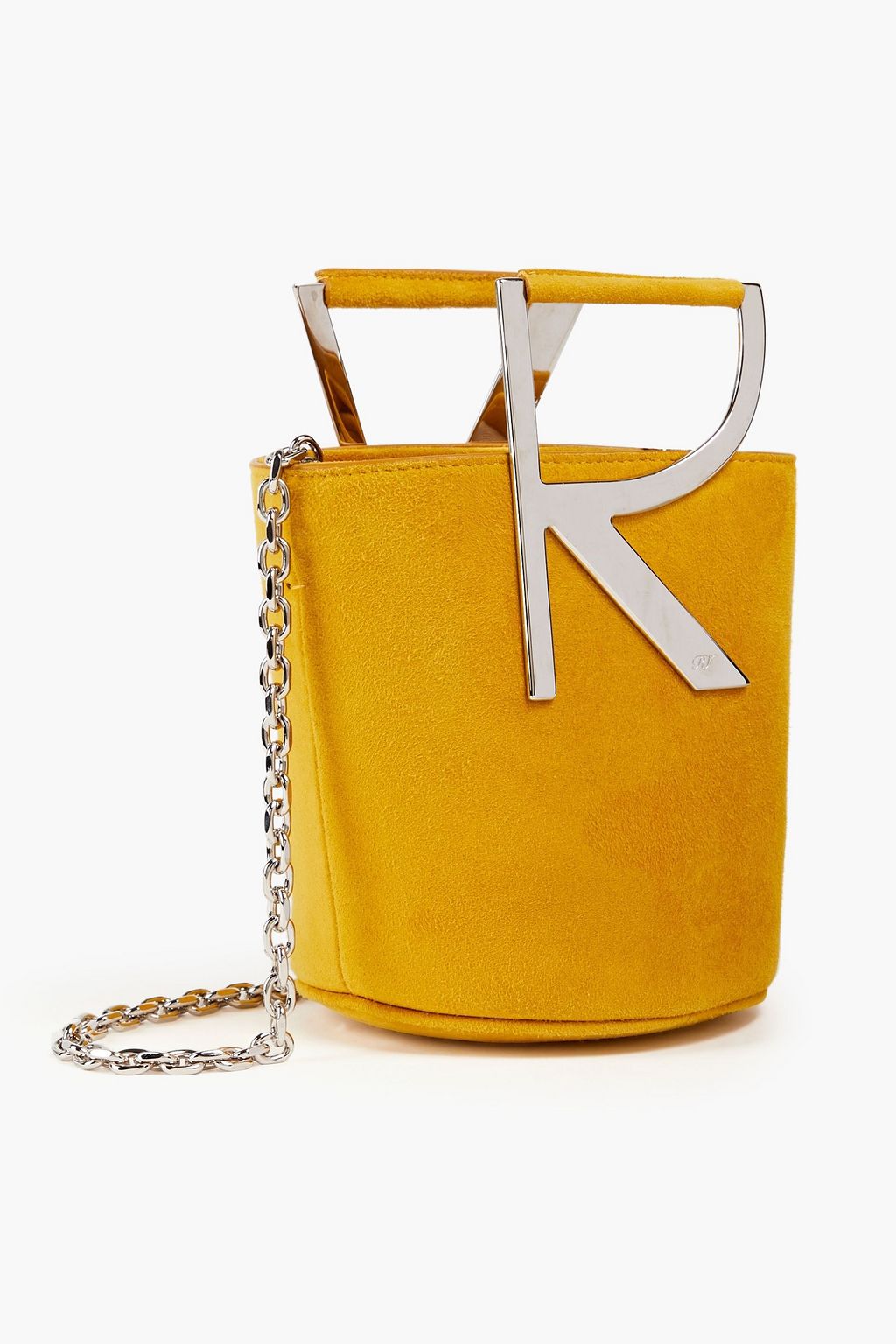 ROGER VIVIER RV suede bucket bag