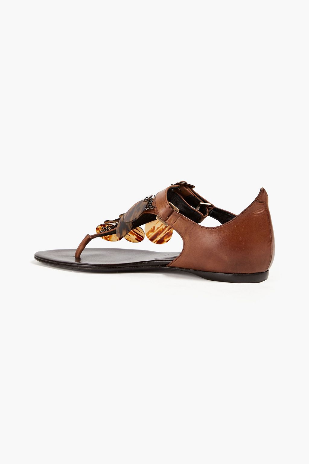 ROGER VIVIER Embellished leather sandals