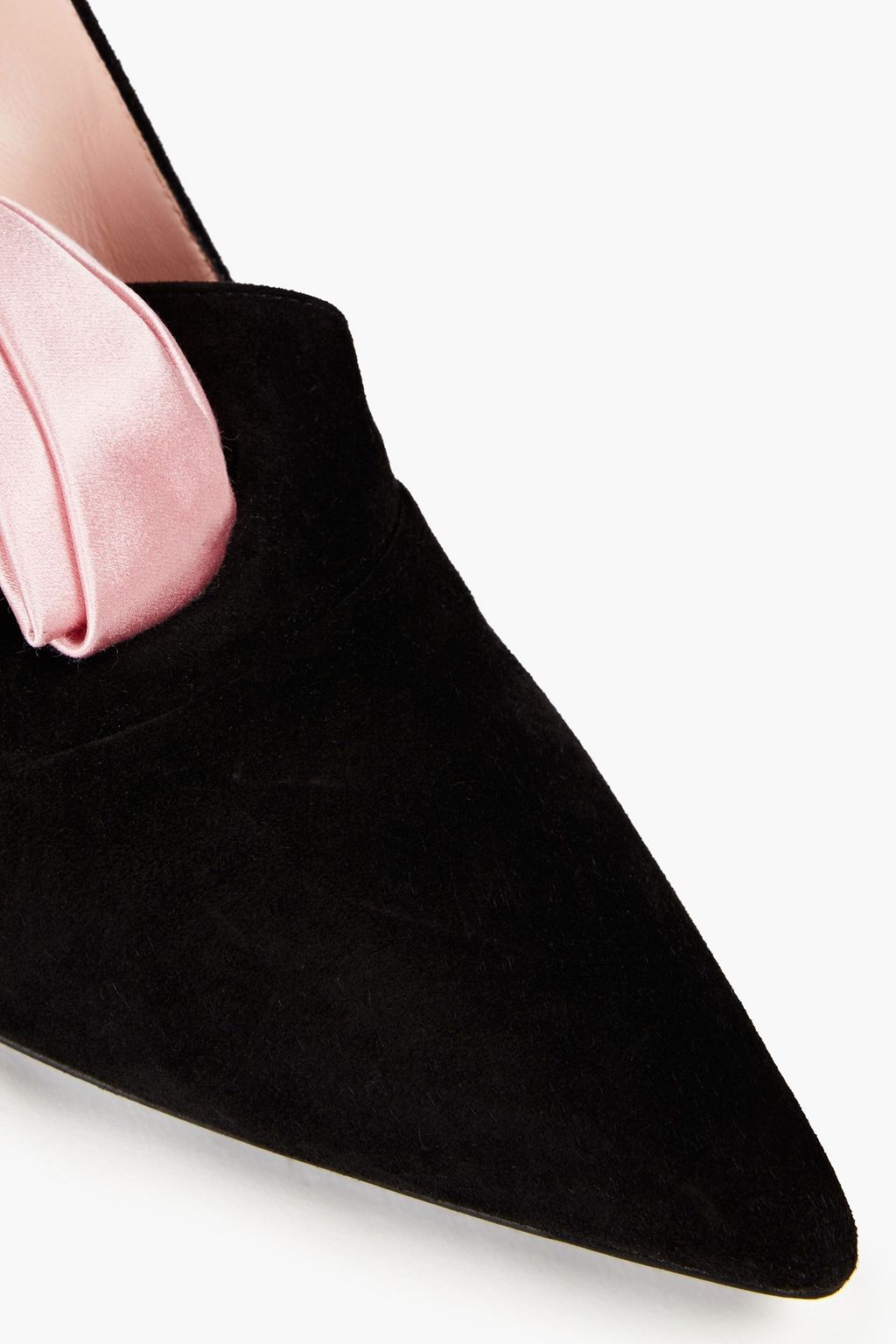 ROGER VIVIER Appliquéd suede pumps