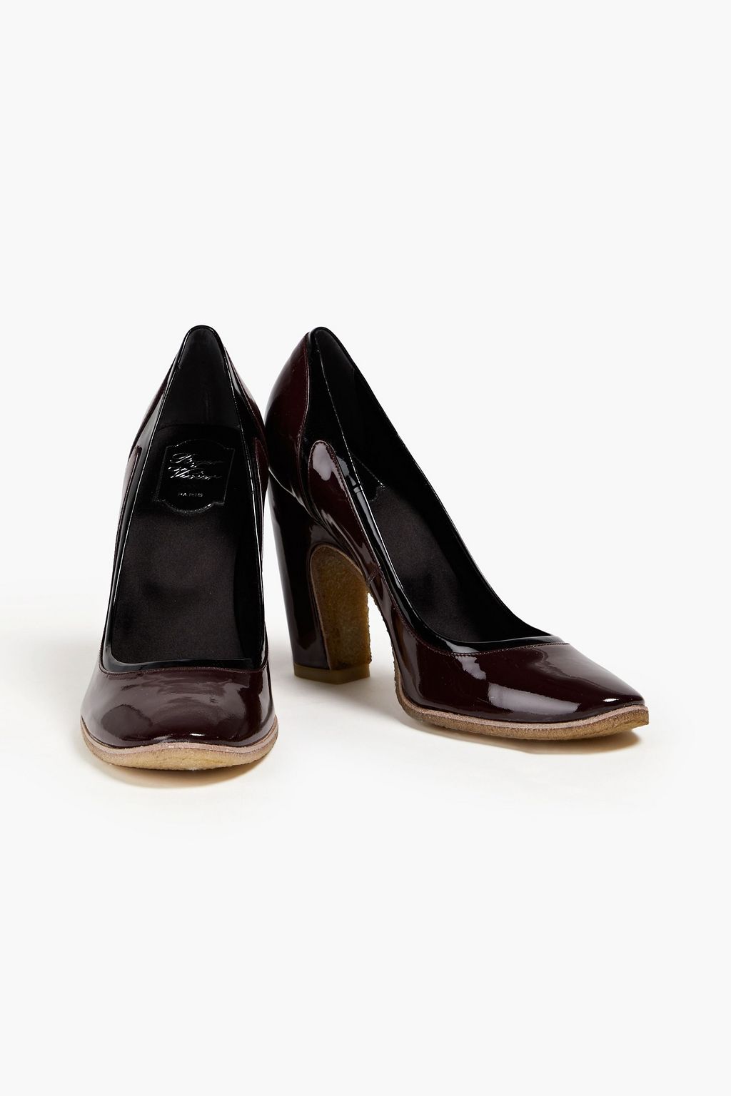 ROGER VIVIER حذاء بامب من الجلد اللامع