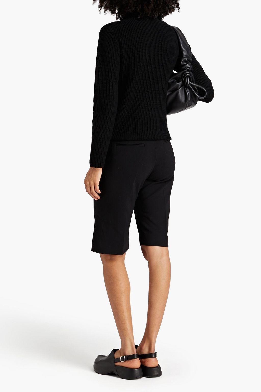 VINCE. Ribbed cashmere turtleneck sweater