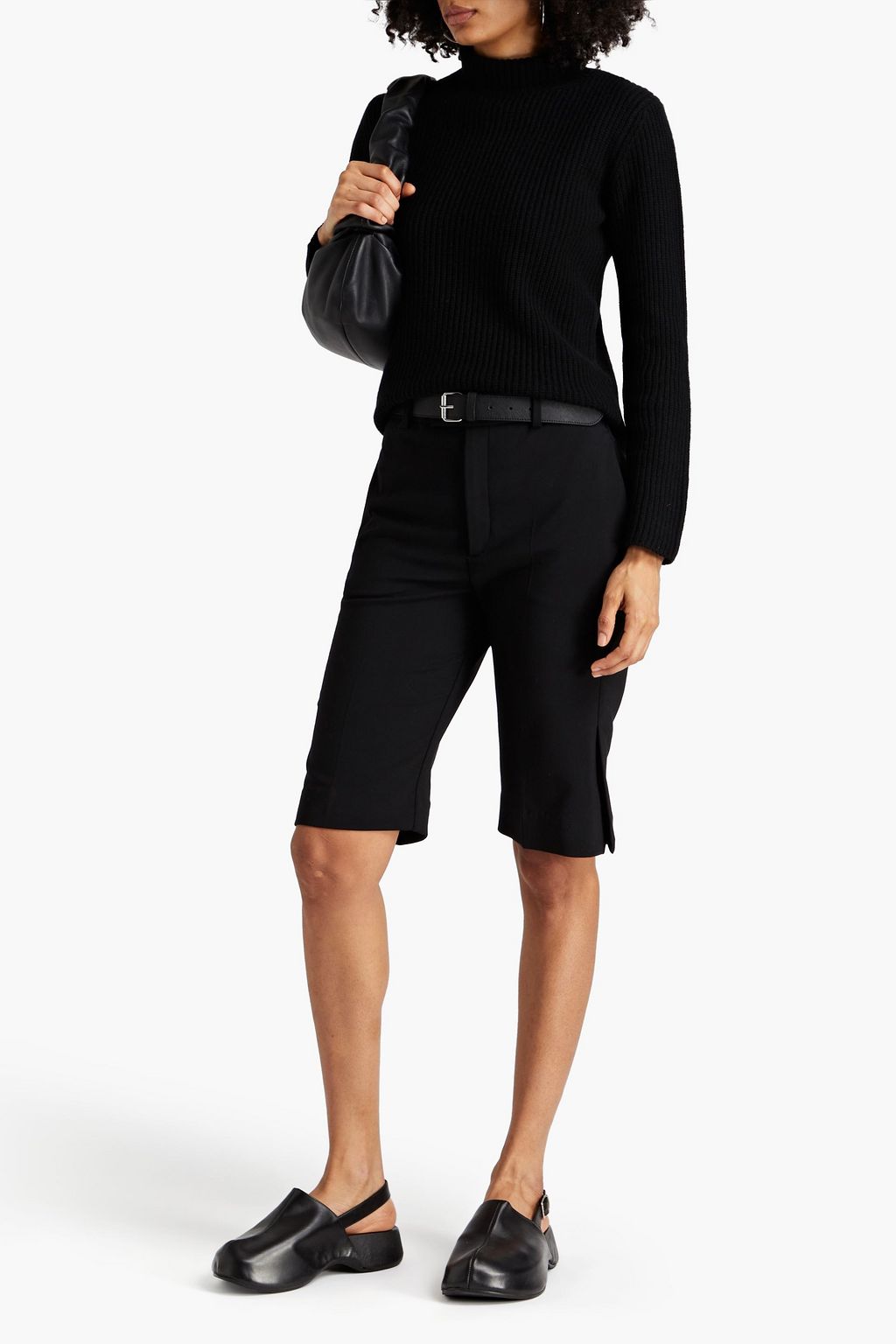 VINCE. Ribbed cashmere turtleneck sweater