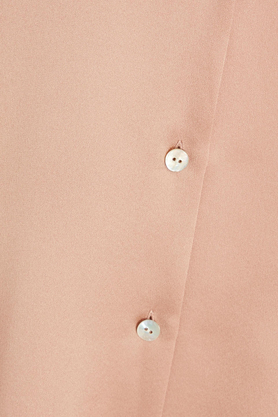 Vince Silk-satin Shirt In Antique Rose