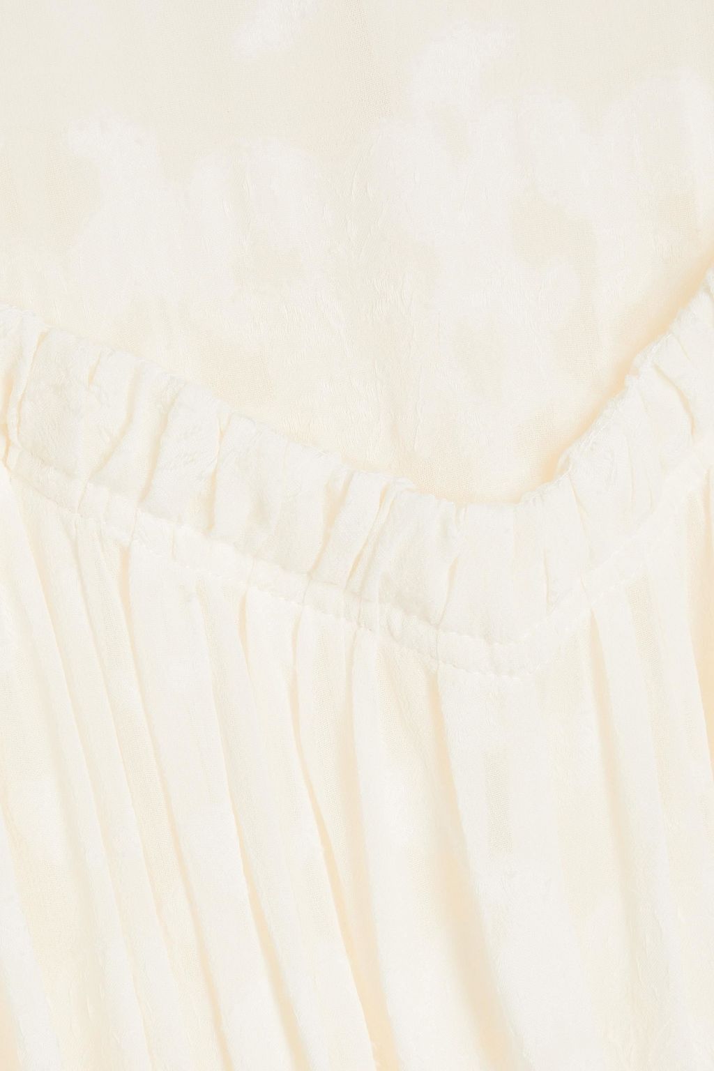 IRO Gerafftes Minikleid aus Jacquard mit Wickeleffekt