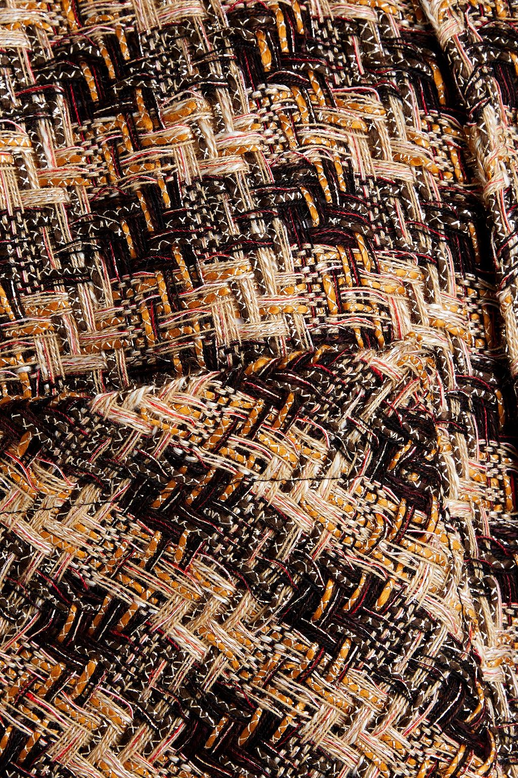 IRO Suarez Jacke aus Tweed aus einer Leinenmischung in Metallic-Optik