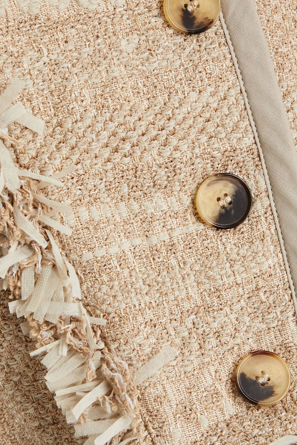 IRO Negila cropped bouclé-tweed jacket