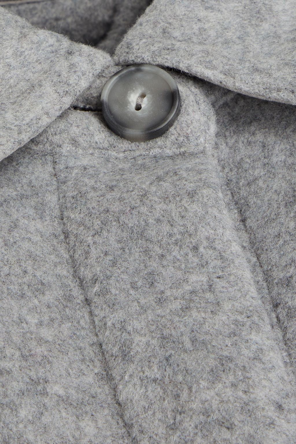 VINCE. Brushed-felt shirt jacket