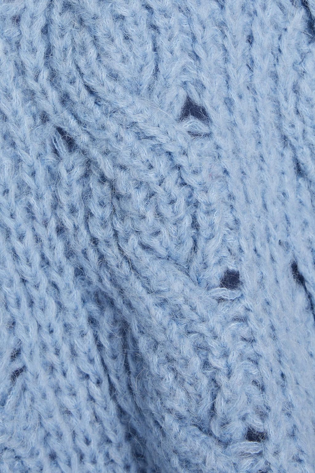 IRO Pullover mit Zopfstrickmuster