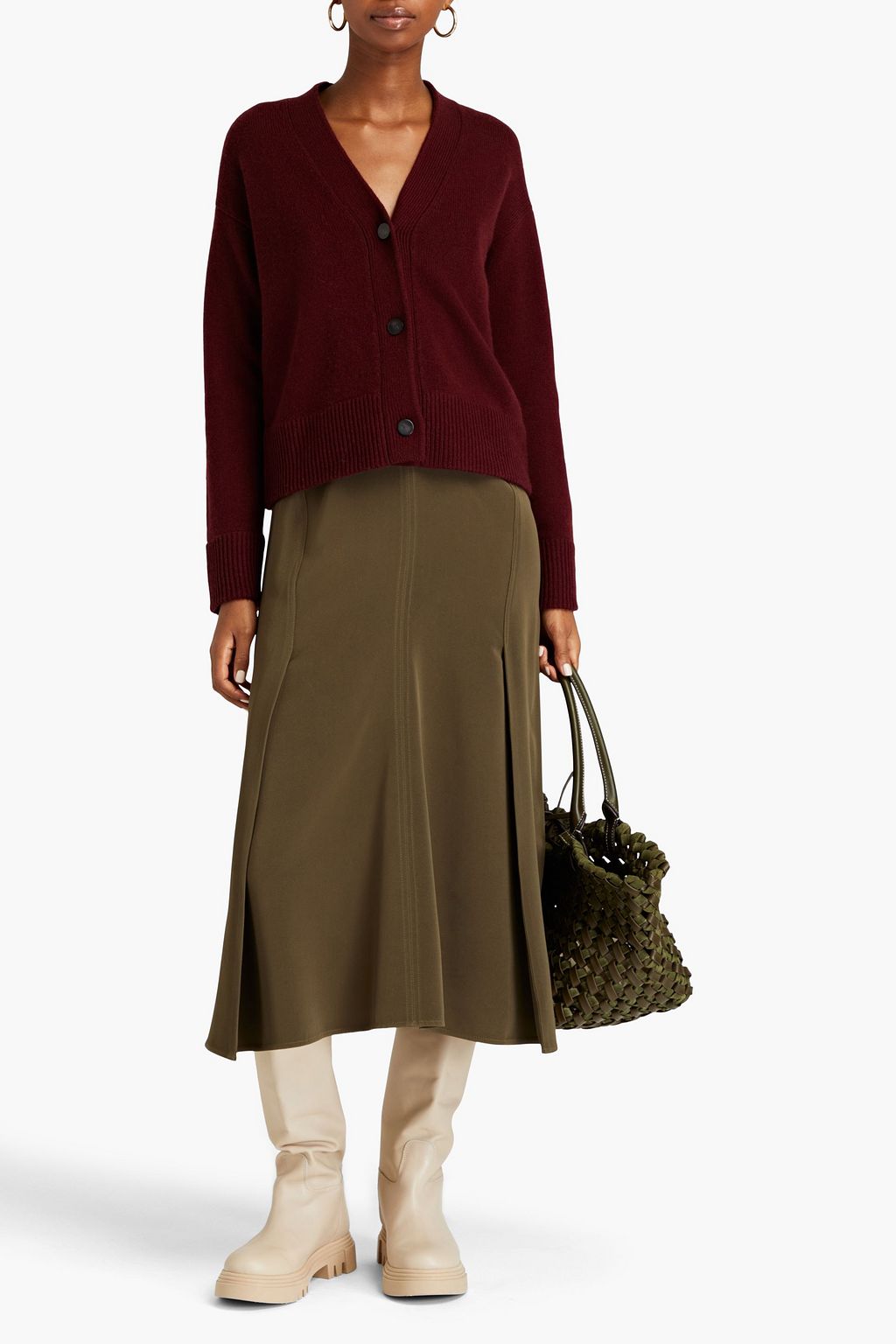 VINCE. Wool and cashmere-blend cardigan