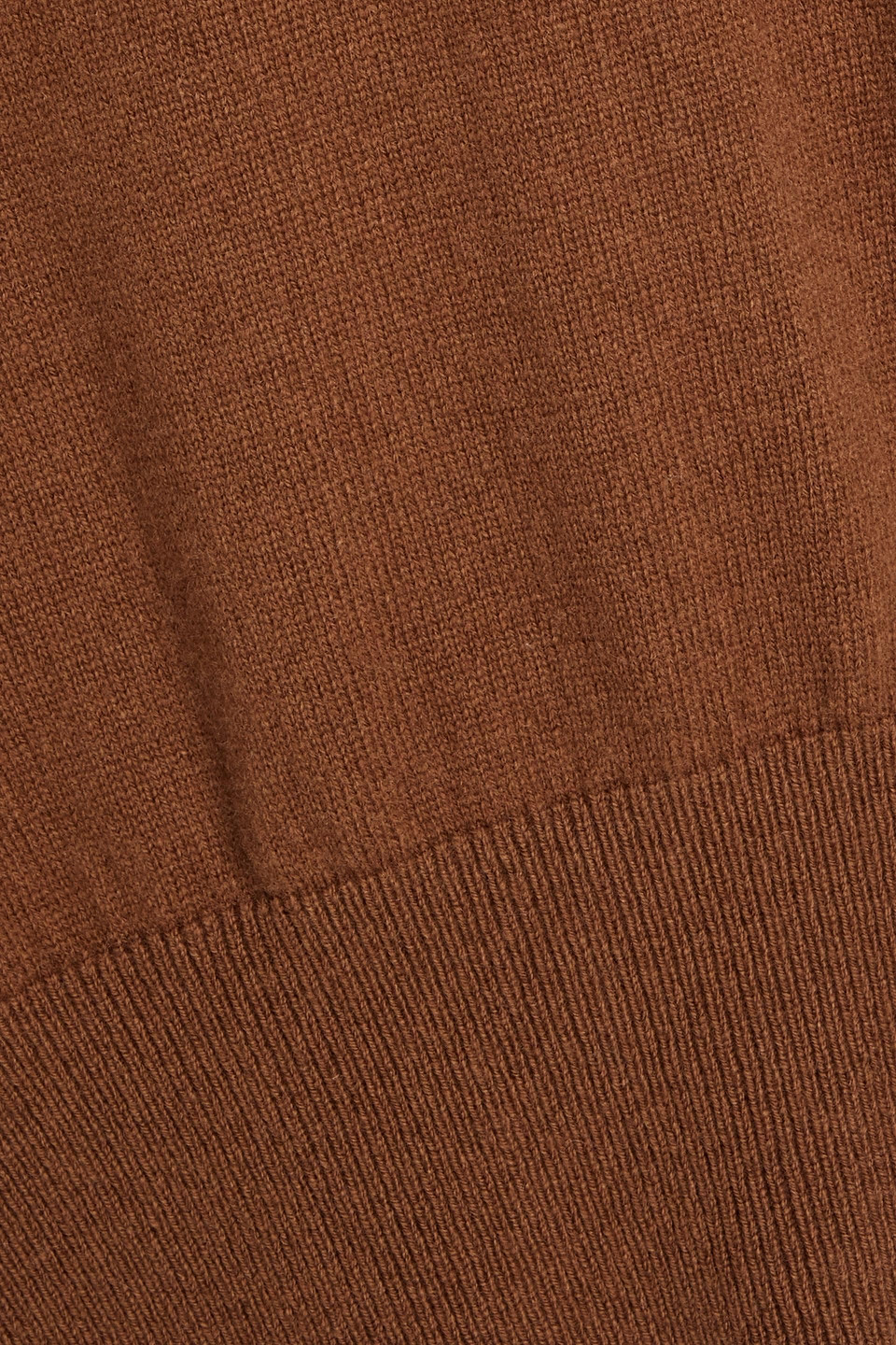 Vince Wool And Cashmere-blend Sweater In Brown