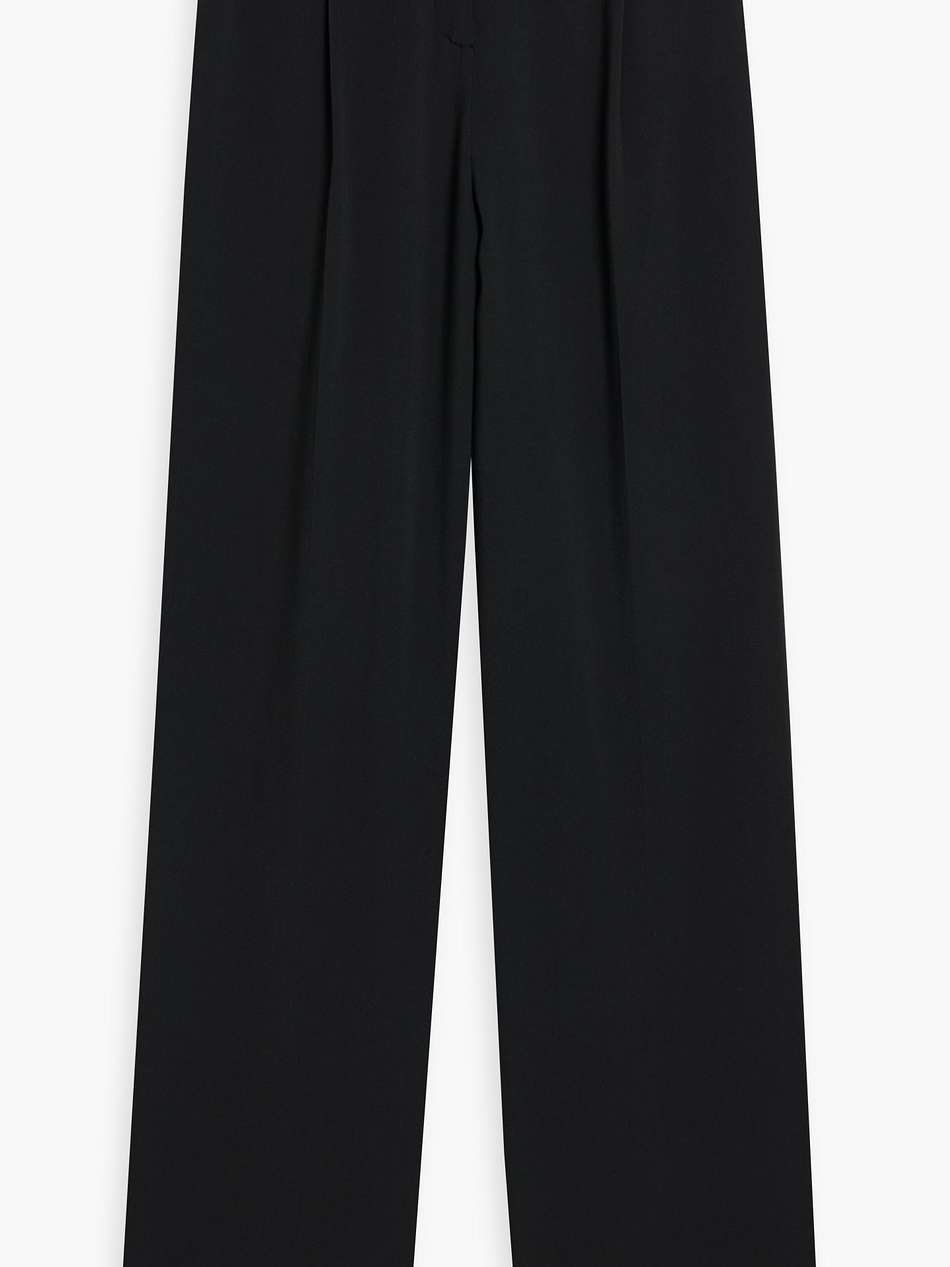 sequin-embellished crepe wide-leg pants