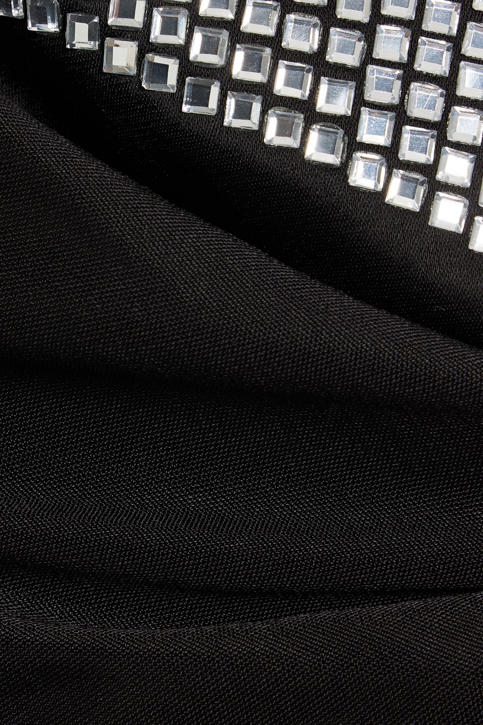 Galvan Crystal-embellished Maxi Dress In Black