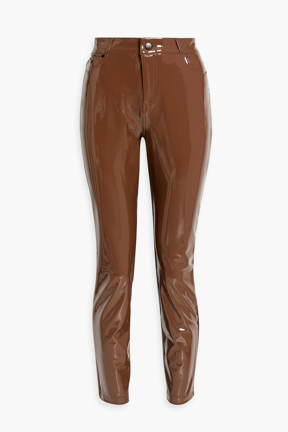 Commando Vinyl Leggings In Brown