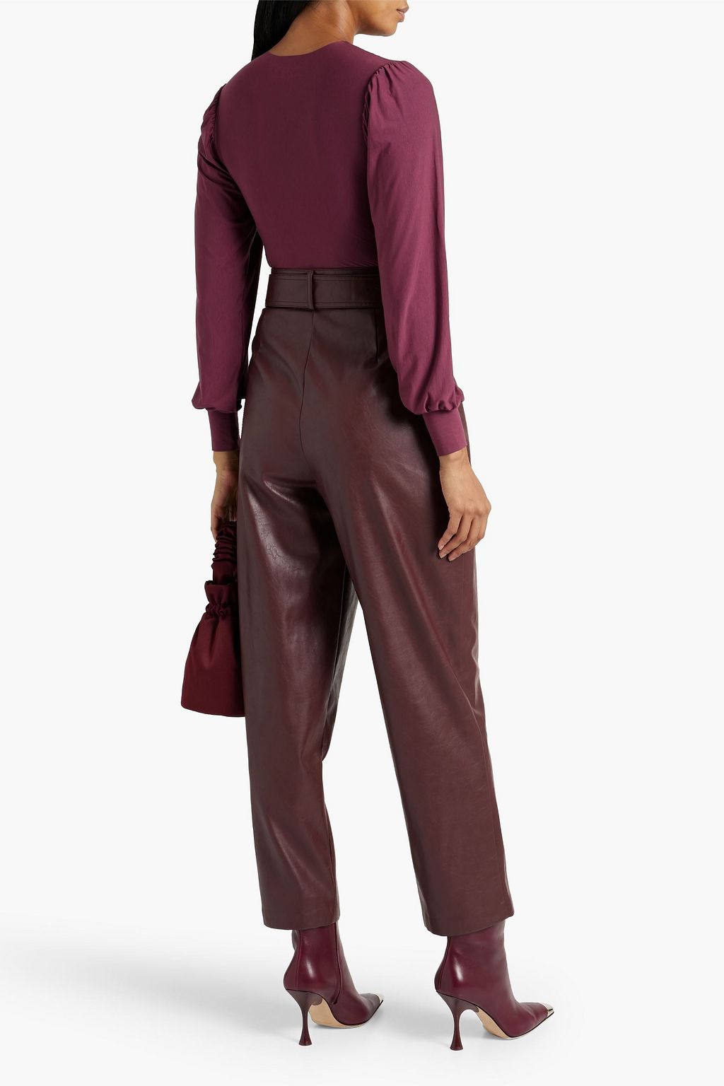 COMMANDO Gathered micro modal-blend bodysuit