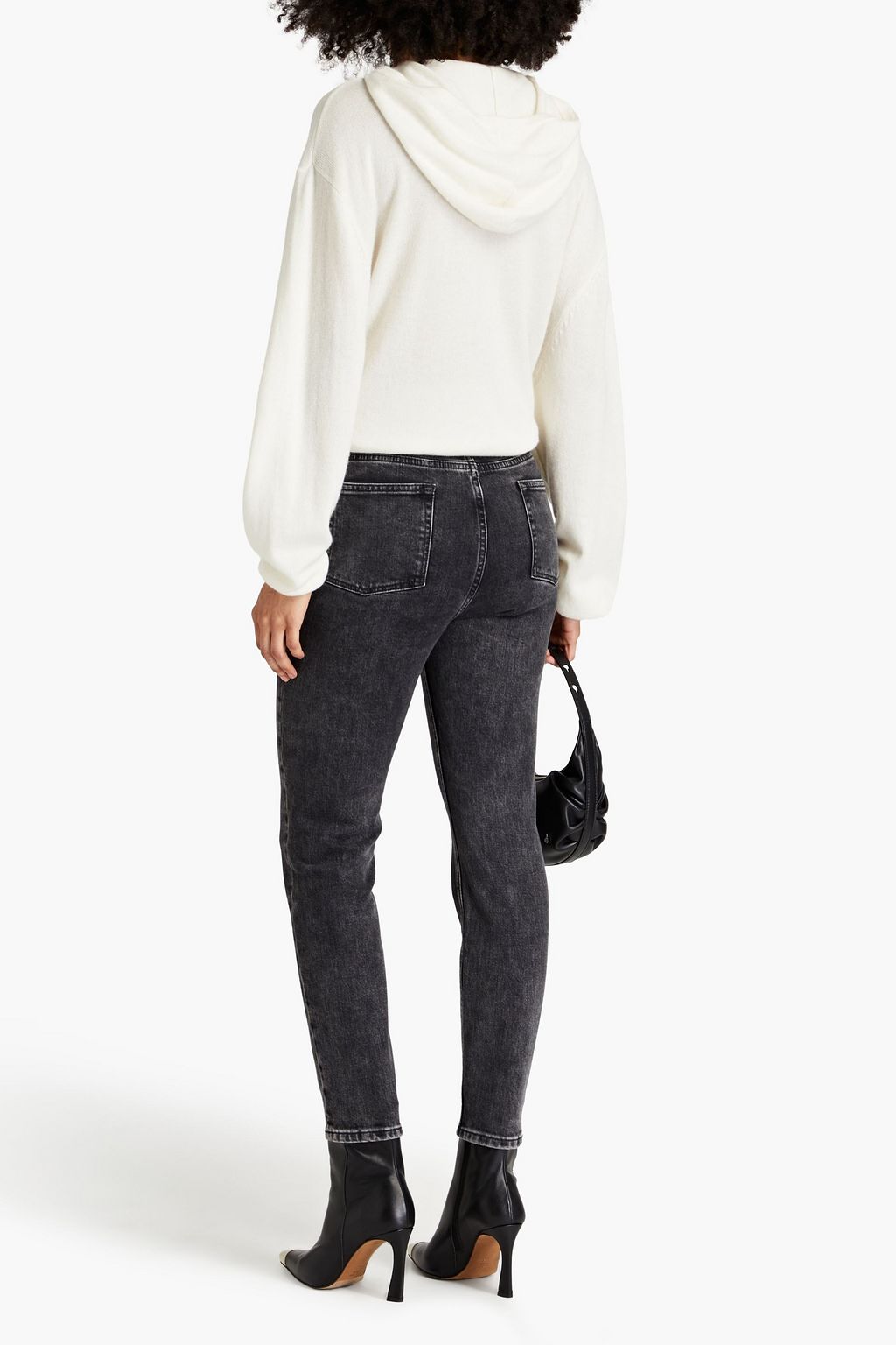 IRO Cotton and cashmere-blend hoodie
