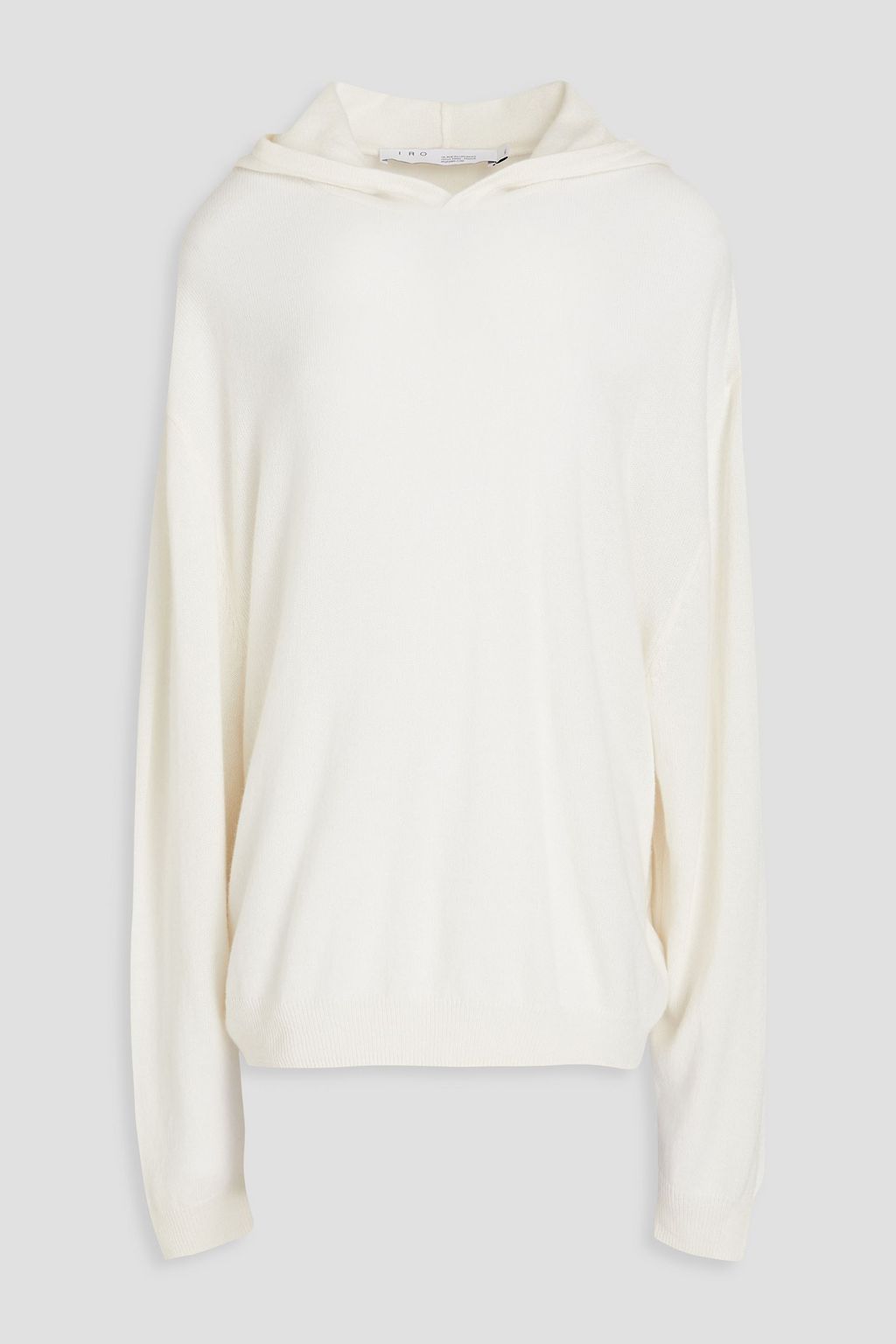IRO Cotton and cashmere blend hoodie THE OUTNET