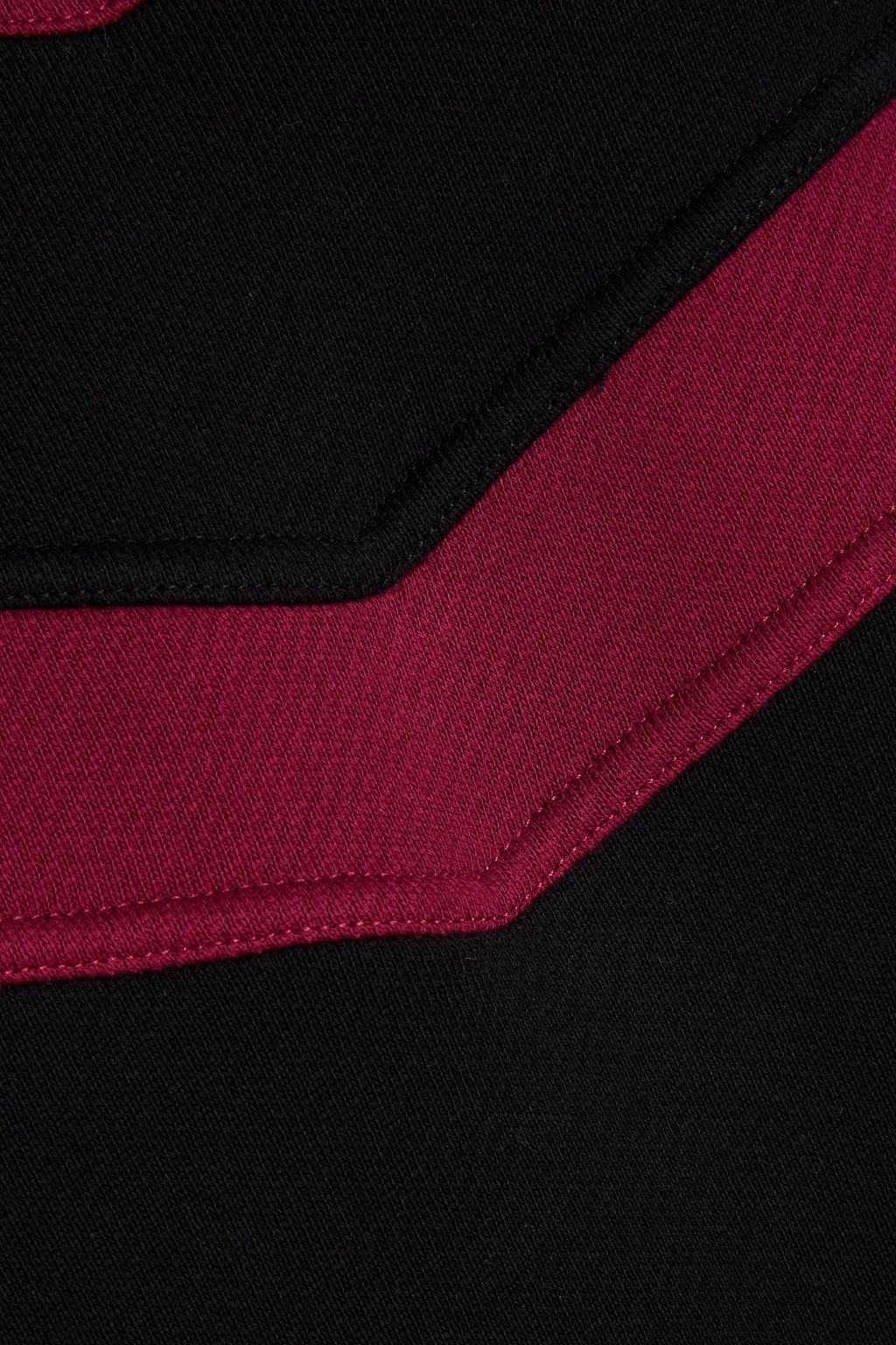 IRO Lovay Sweatshirt aus Baumwollfleece in Colour-Block-Optik