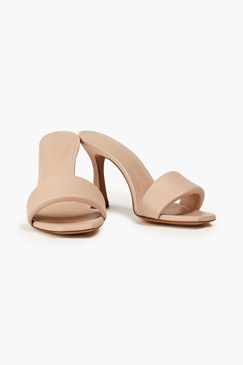 IRO Padded leather mules