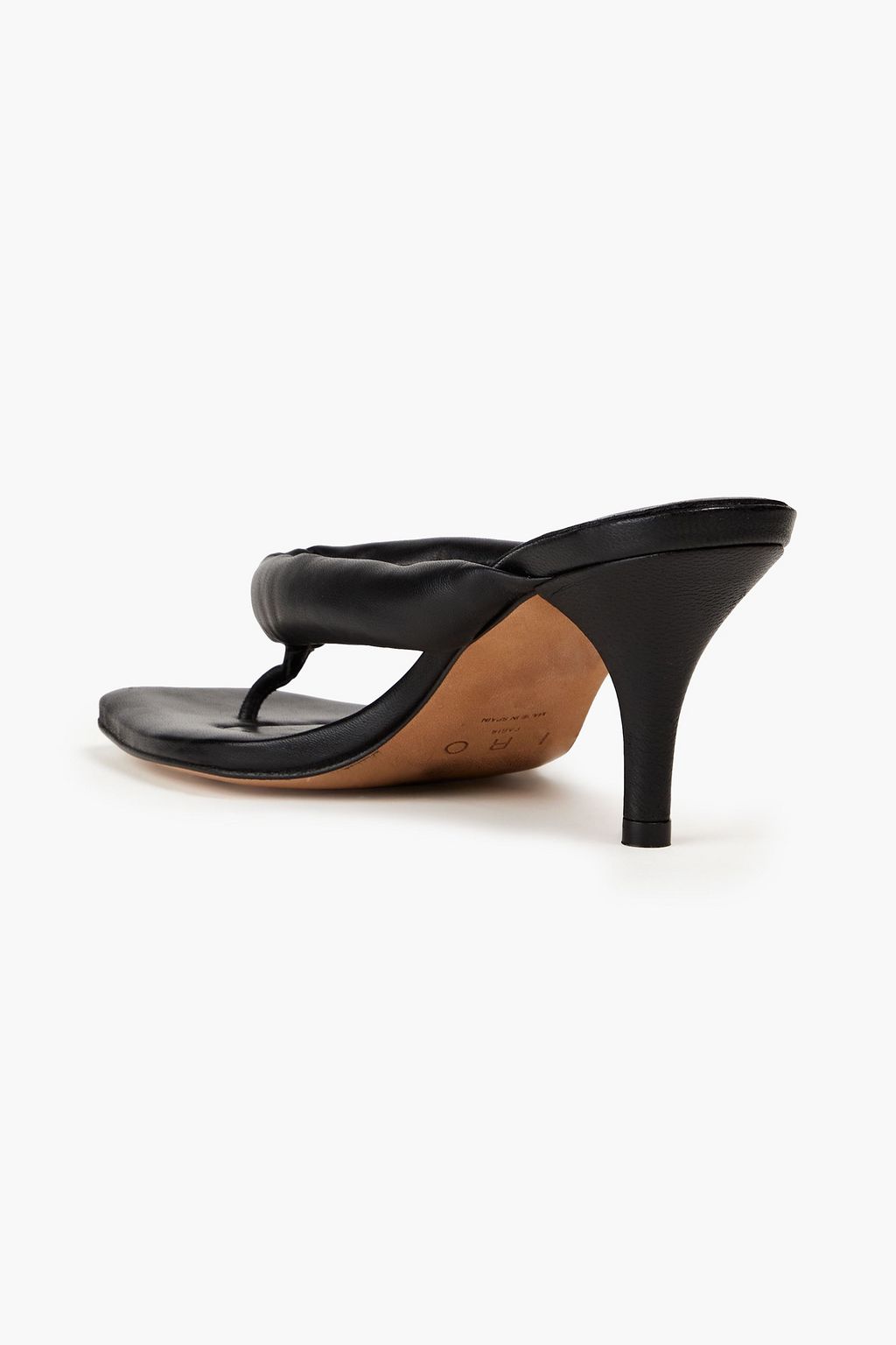 IRO Boyde padded leather mules