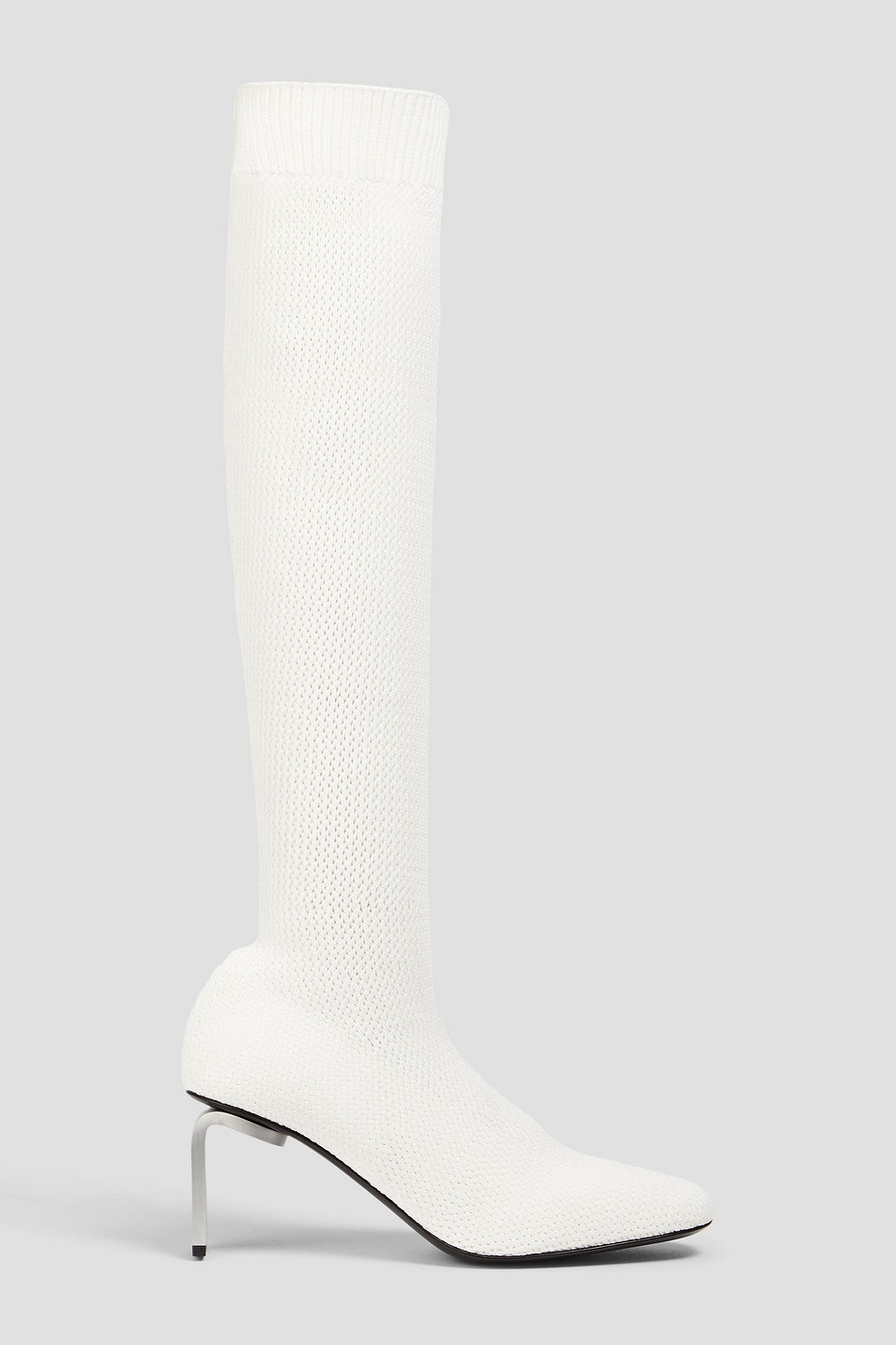 Jil Sander - Crochet-knit knee boots - White - EU 36