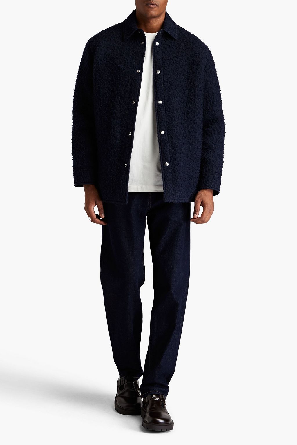 JIL SANDER+ Wool-blend overshirt