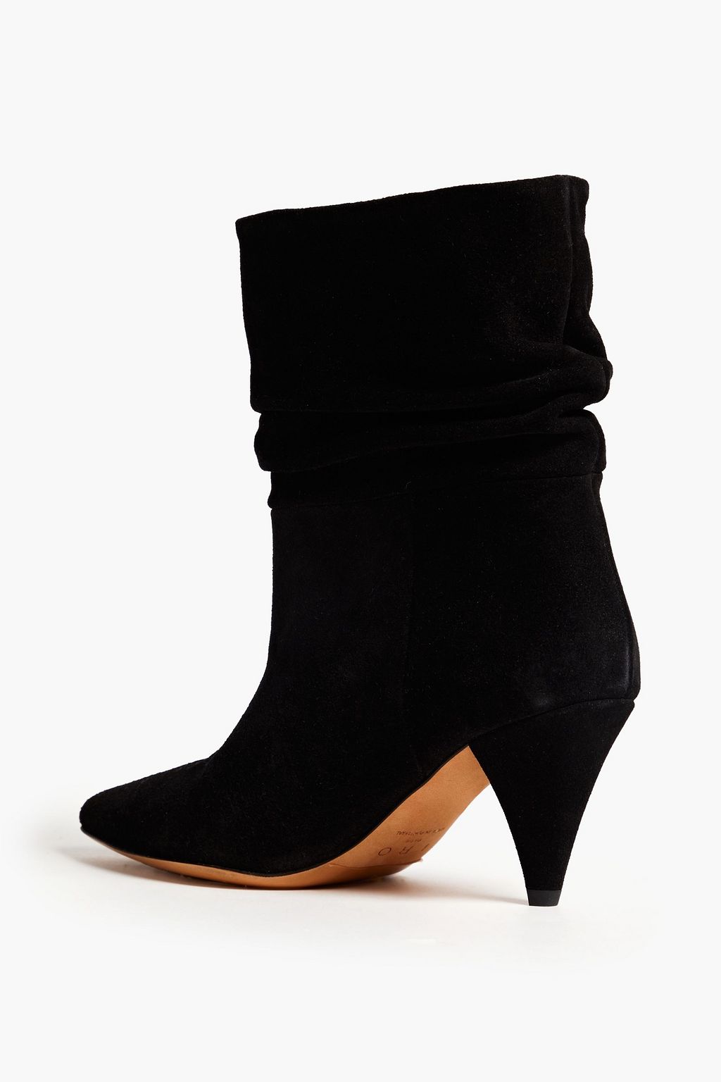 IRO Theke gathered suede ankle boots | THE OUTNET