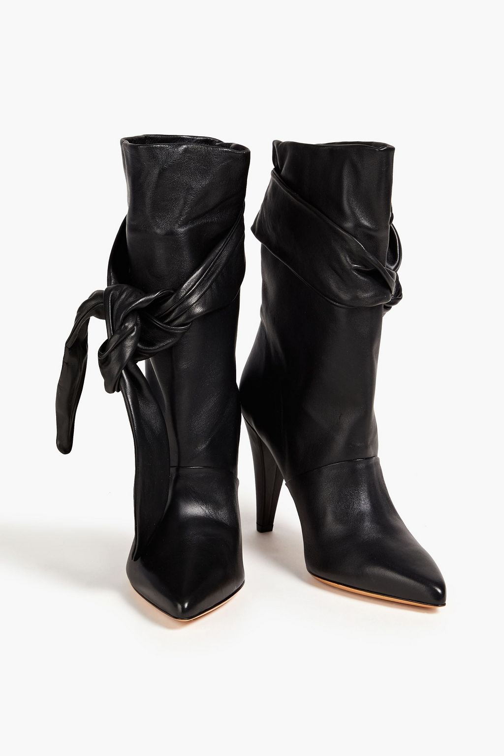 IRO Nori knotted leather ankle boots