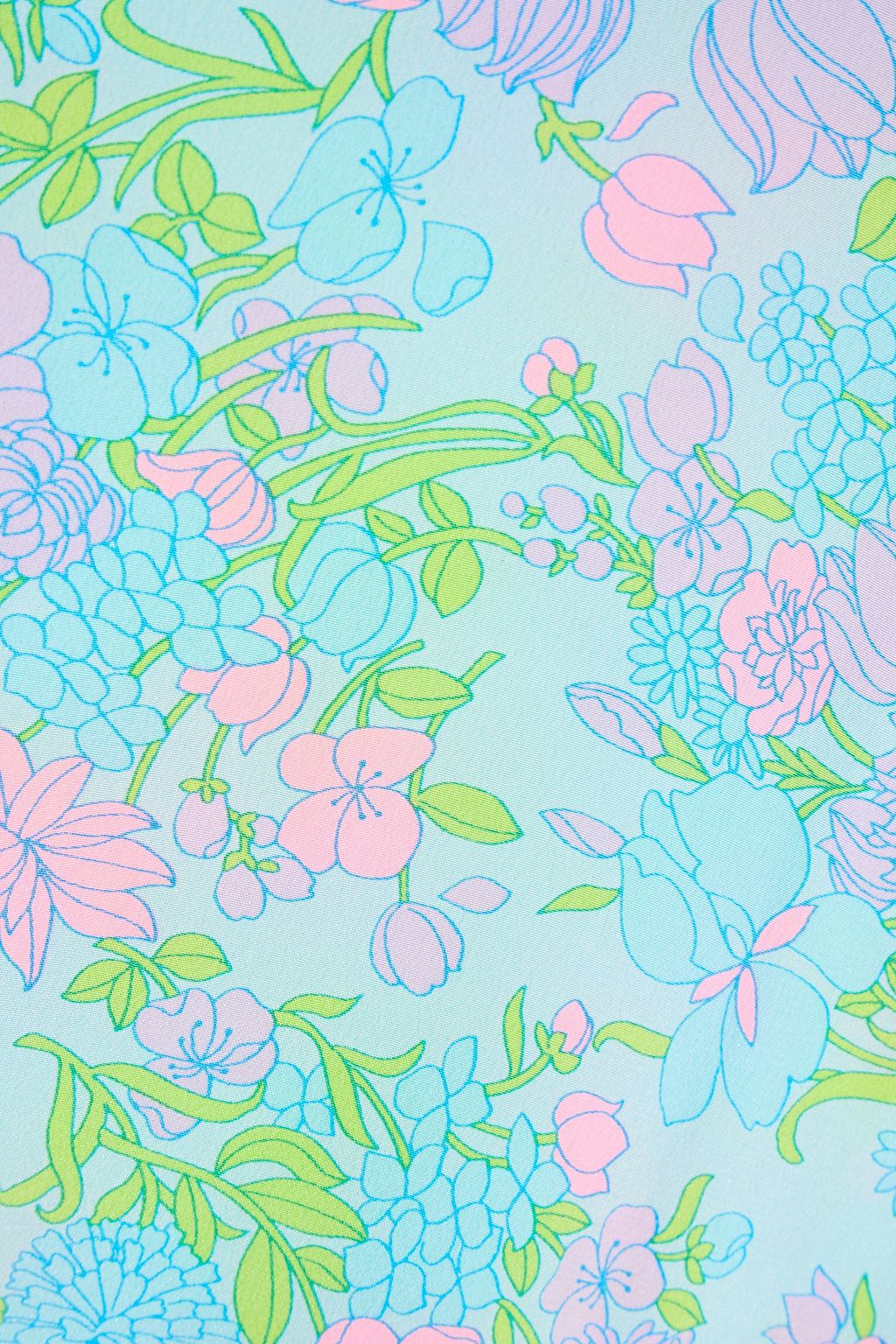 LES RÊVERIES Floral-print silk-crepe shirt