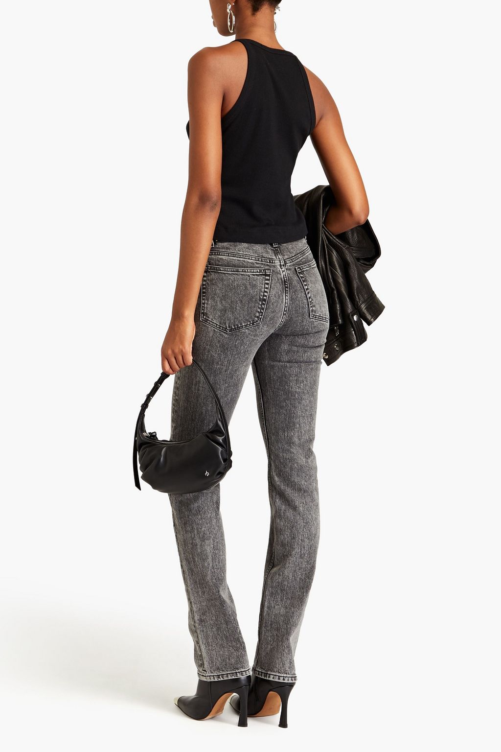 IRO Slate high-rise slim-leg jeans