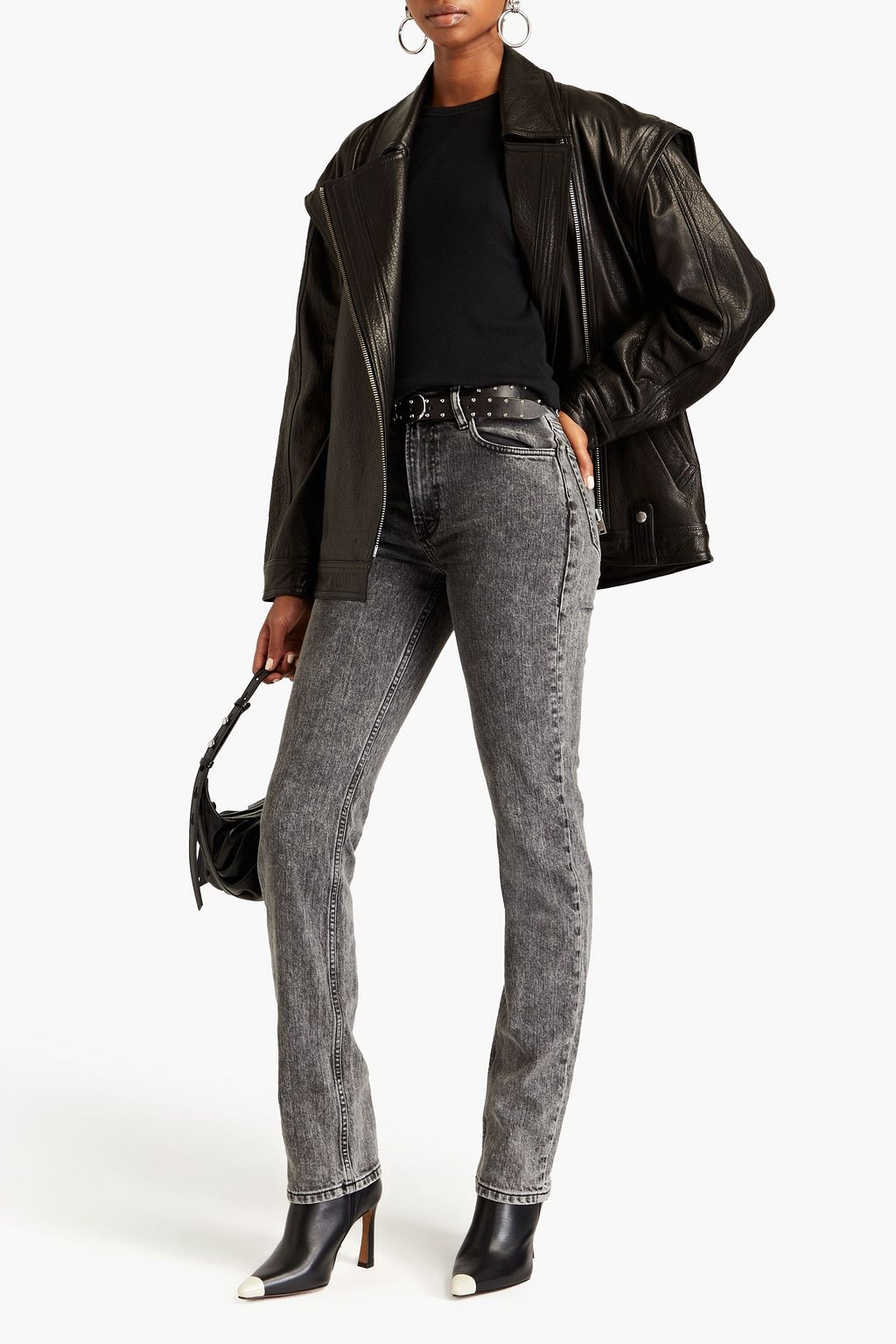 IRO Slate high-rise slim-leg jeans