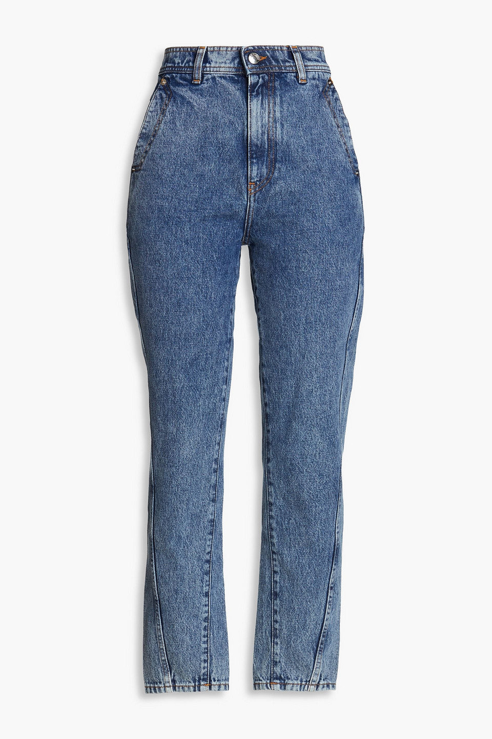 Iro Dasoun Hoch Sitzende Jeans Mit Schmalem Bein In Mid Denim