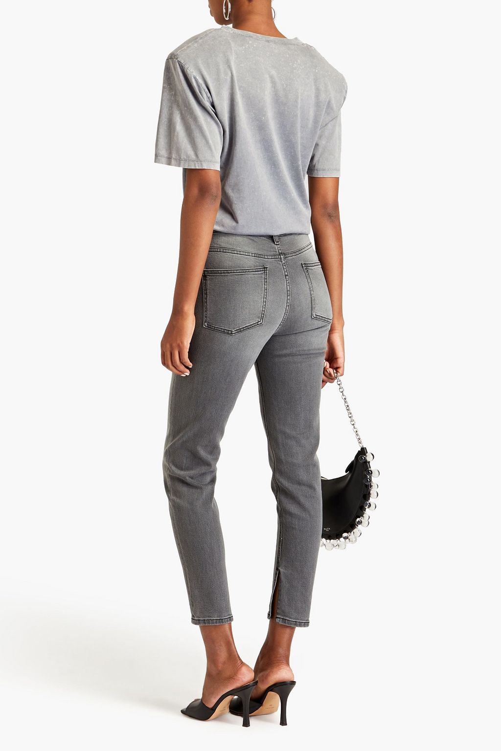 IRO Baza bleached cotton-jersey T-shirt