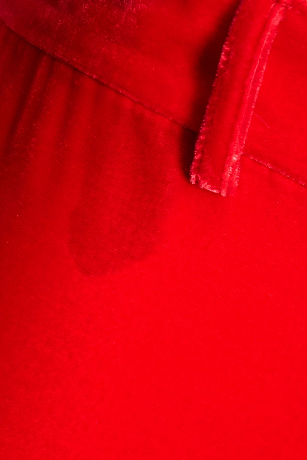 LES RÊVERIES Velvet wide-leg pants