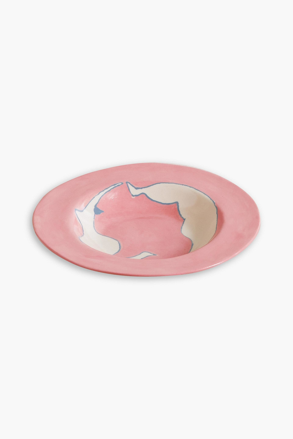 Laetitia Rouget 26cm Ceramic Dinner Plate In Pink