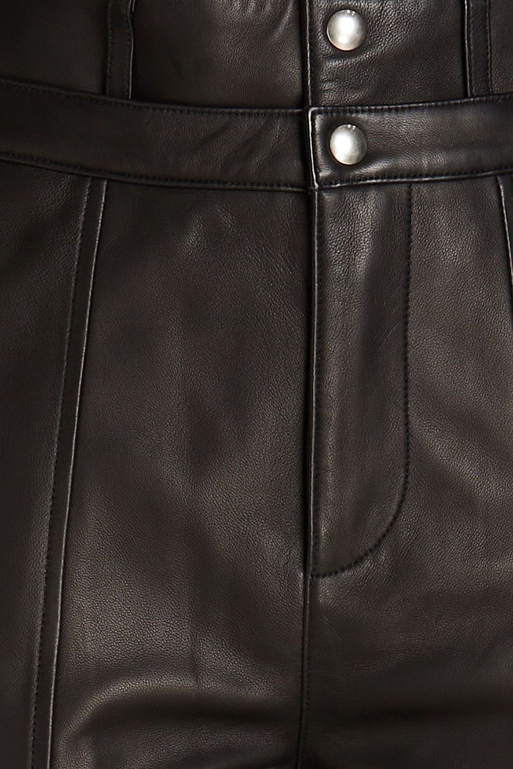 IRO Hose mit geradem Bein aus Leder