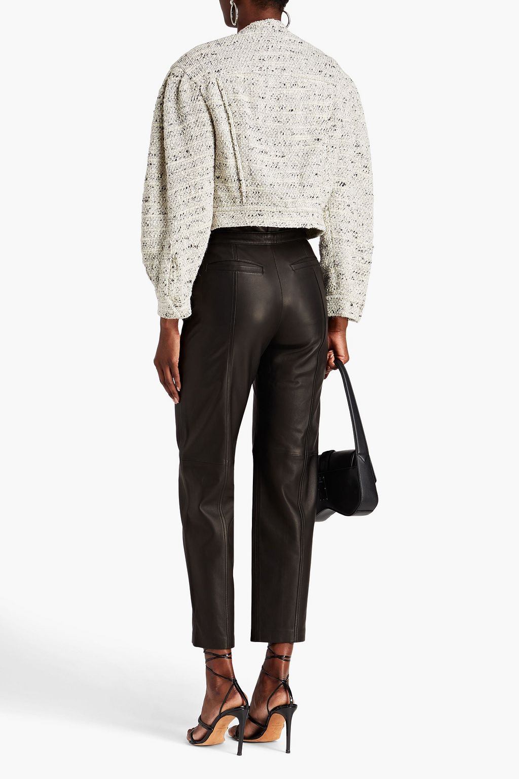 IRO Hose mit geradem Bein aus Leder