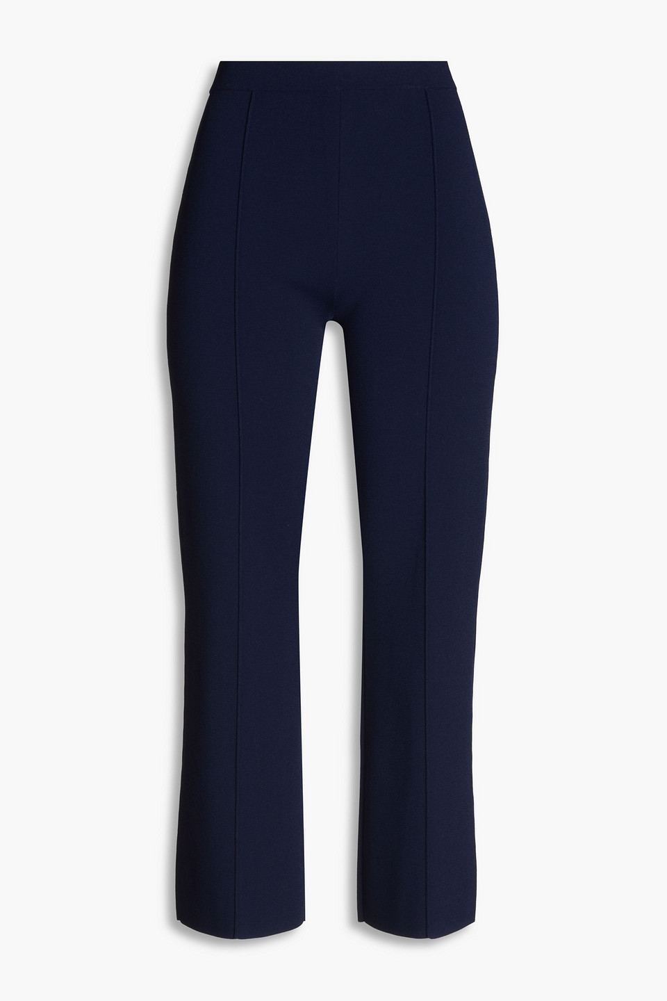Theory Scuba Mid-rise Kick Flare Pants In Nctrn Way