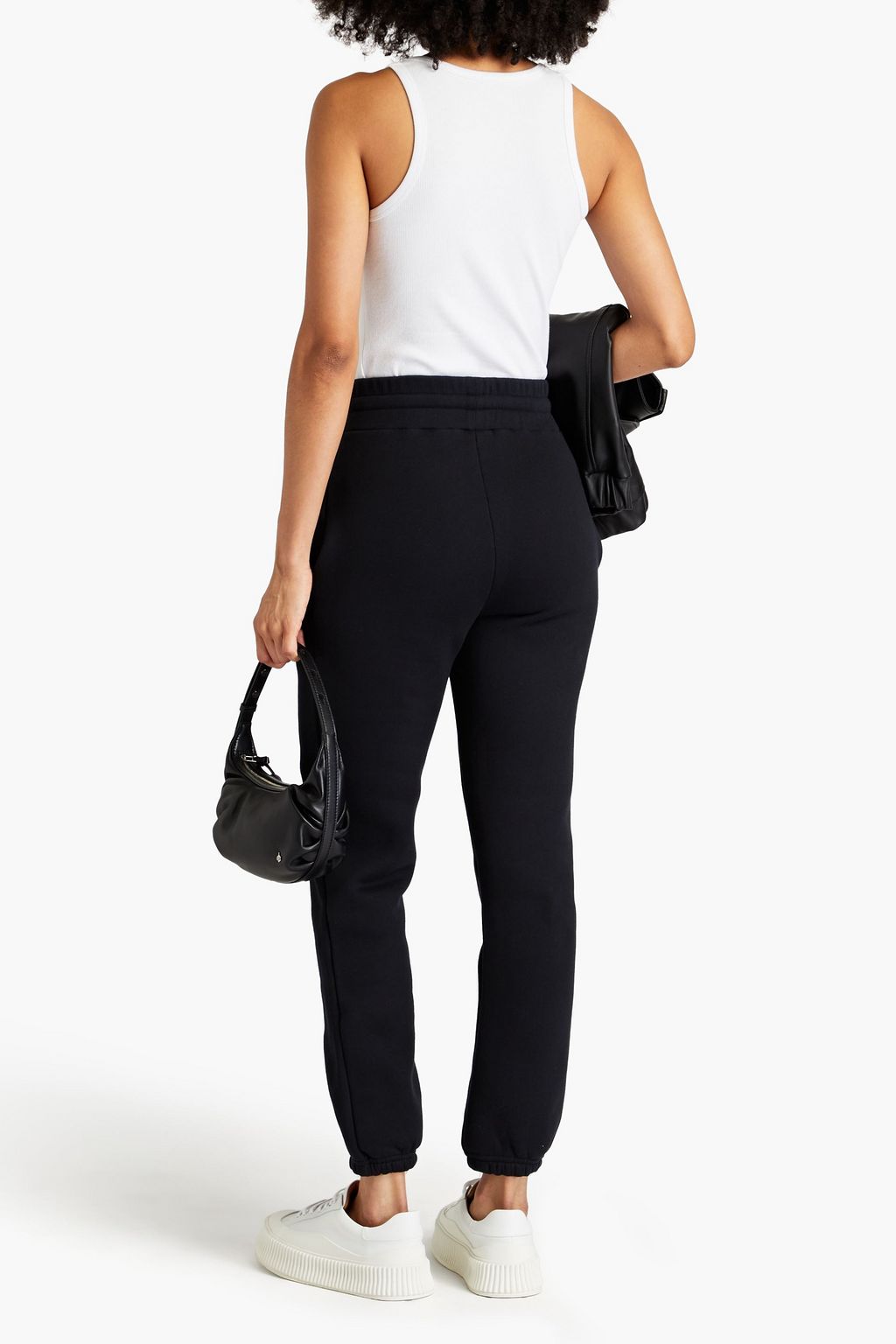 IRO Cotton-fleece track pants