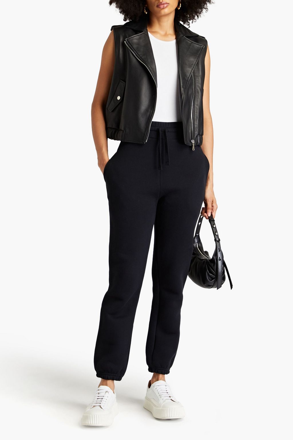 IRO Cotton-fleece track pants